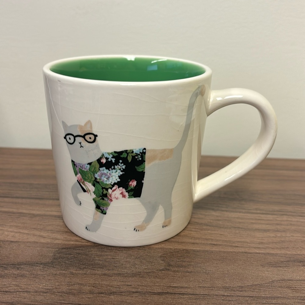 Magenta Rae Dunn cat mug